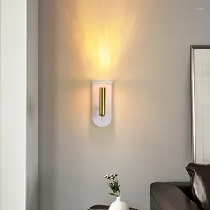 Vägglampa led lätt sovrum vardagsrum dekoration simulering flamma säng headboard läsning natt belysning boklampor