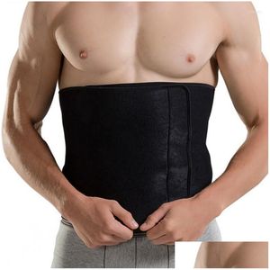 Waist Support Fitness Sports Belt Bodybuilding Sweat Shaper Abdomen Back Lumbar Brace Trainer Corset Slimming Trimmer Drop Delivery Ou Otaae