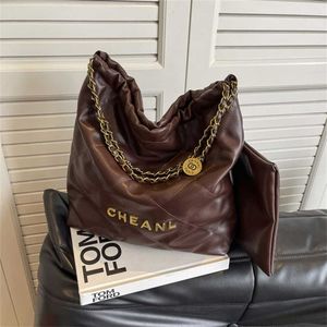 22% OFF Designer bag 2024 Handbags Xiaoxiangfeng Lingge Chain for Women Fashion Bucket Versatile Commuter Large Capacity Garbage