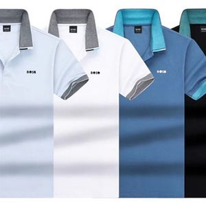 Designer polo camiseta casual impressão camisa polo clássica sólida respirável camiseta slim fit manga curta masculina camisetas masculinas letras 3d tops roupas de qualidade M-XXXL