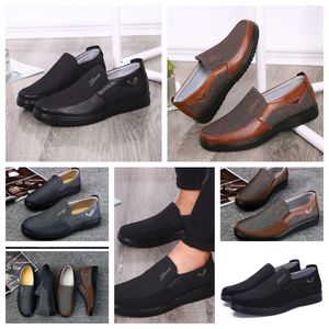 Sapato GAI tênis casual sapato masculino único negócio dedo do pé redondo sapatos casuais solas macias chinelo plano masculino clássico conforto sapato tamanhos macios EUR 38-50