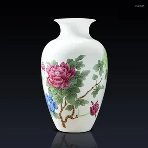 Vasen, Jingdezhen-Keramik, chinesische handbemalte Einrichtung, Wohnzimmer, Schlafzimmer, Porträts, Innendekoration, Vase, Hochzeit