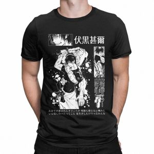 Toji Fushiguro jujutsu Kaisen Men's Shird for Men Anime Vintage Pure Cottes Tees Crewneck Shirt Shird Original Clothes s13x＃