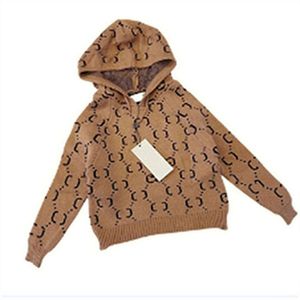 Projektant dla niemowląt Sweter dla chłopców Dziewczyny unisex pullover jesienne zima bluza dla dzieci ciepłe litera sweter pullover odzież 90-150 cm D2