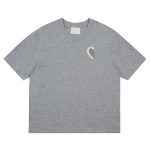 2024 frühling Mode Neue Baumwolle Stickerei Sport Casual männer T-Shirt Täglich Casual Paar der Größe S-XL