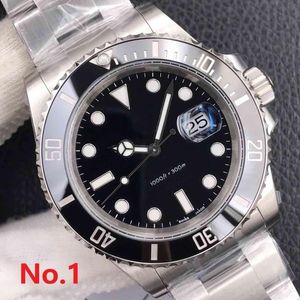 AAAAA Top Quality Famous Brand Automatic Self Wind 40mm Men Watches Sapphire Crystal med Original Green Box R1#208T