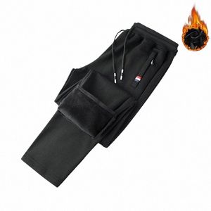 men Winter Warm Thicken Sweatpants Men Joggers Pants Fleece Casual Cargo Pants Male Autumn Thermal Trousers 8XL Brand Plus Size 33Hz#