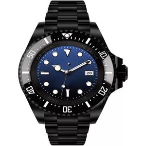 Männer Uhren Automatische Bewegung Klassische Neue D-blau Keramik Lünette Saphir Männer 44mm Mechanische Edelstahl Watch272K