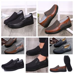 Shoes GAI sneaker Casual Shoe Men Single Business Round Toe Shoe Casual Soft Sole Slipper Flats Men Classic comfortable shoe soft sizes EUR 38-50