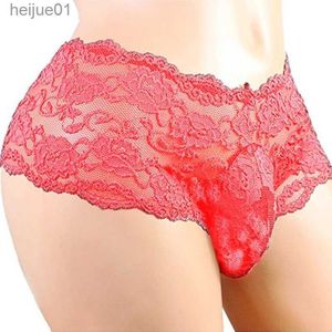 BRIES PANTIES Erkek Dantelli İç Çamaşırı Erkek Şeffaf Nefes Alabilir Yumuşak Rahat Seksi iç çamaşırı erotik düz renk iç çamaşırı orta bel kumaş C24325