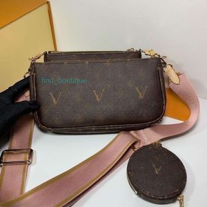 Designer Bag Luxury Shoulder Crossbody 3-piece set Multi-pocket Womens Purse Handbag Leather Messenger Mens purse
