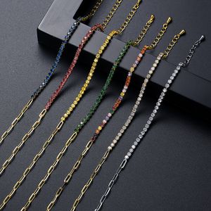 Zircon Bracelet Latest Popular Fashion Simple Women Bracelet European American Style Exquisite Bracelet Party Banquet Jewelry Valentine's Day Birthday Gift spc