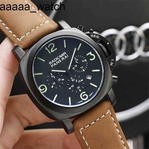 Classic 2024 Watch Panerass Designer Men Watches Leather Waterproof Chronograph Business Watch Watch Duzz Luminoss