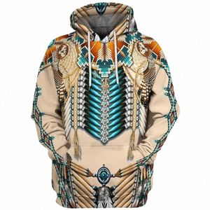 2023 Novo Estilo Indiano Jaqueta 3D Impresso Moletom Persalizado Homens e Mulheres Hoodie Hip Hop Oversized Fi Pulôver Tops Q7Ri #