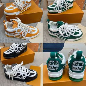 10A Retro Mirror Quality Designer Womens Skate Sneakers Men 1 C5 Bicolor Model Side Flower Lining Print Technical Mesh Rubber Outsole Back 1854 Bread Shoes Size