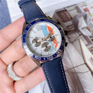 Zegarek męski 44 mm Black Dial Master Automatyczne zegarki wielofunkcyjne Sapphire Glass Klasyczny składany pasek Super Luminous Water 234H