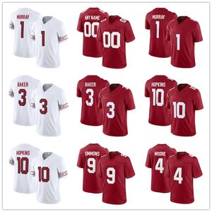 Custom 1 Kyler Murray 99 J.J. Watt 10 DeAndre Hopkins 18 A.J. Green 40 Pat Tillman 11 Larry Fitzgerald 3 Budda Baker 86 Zach Ertz 9 Isaiah Simmons Football Jerseys