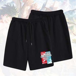 My Heroes Academy Anime Casual Pants, Green Valley Burnt Frozen Bomb, Summer Micro Elastic Loose Shorts, Męskie