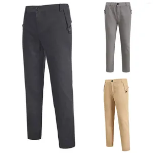 Pantaloni da uomo dritti slim fit matita uomo casual stretch primavera skinny pantaloni larghi da uomo Y2k abbigliamento palestra lavoro pantalones streetwear