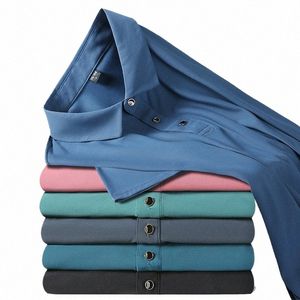 korean Style Brand Summer Polo Shirt for Men Short Sleeve Slim Fit Thin Shirt Streetwear Men Polo Shirt Soild Clothing Tops 9XL L0Z8#