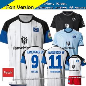 23 24 Hamburger SV Futebol Jerseys Homens Crianças Kit Schonlau Benes Glatzel Pherai Konigsdorfer Ramos Reis Jatta Oztunali Vagnoman HSV Home Away Camisa de Futebol Uniformes