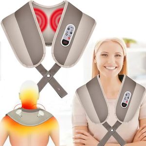 Neck and Shoulder Massager with Strong Massage Head Pounding Pressing the Back Body Compress to Relieve Fatigue Equipmen 240309