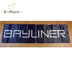 Zubehör 130GSM 150D Material Bayliner Boats Banner 1,5ft*5ft (45*150cm) Größe für Heimflagge yhx127