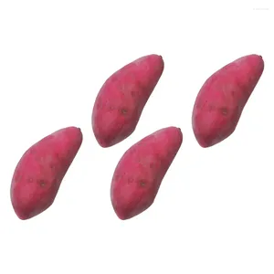 Decorative Flowers Vegetable Model Fake Sweet Potato Foams Vegetables Artificial Decorations Realistic Potatoes Lifelike Models