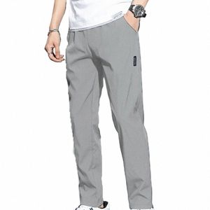 Casual Man Summer Ice Cool Pants Baggy Stretch Active Track Joggers Pockets Gym Sports Workout Pants Sweatpants For Men Clothing M0MN#