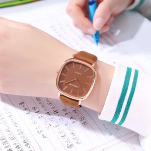 Minimalist Unisex Student Watch - Blue Band with Animal Shape Dial