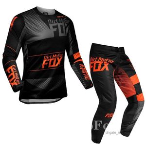 Set di attrezzatura da corsa per motocross Dirt MoFox Combo Dier Pantaloni in maglia Kit per bici da discesa ATV per adulti Tuta da moto fuoristrada Uomo