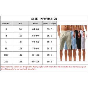 Shorts Mens Men's New mens cotton linen shorts summer breathable solid color leisure fitness le 24325