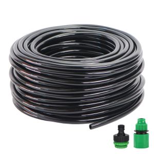 Reels 530m 8/11mm Hose 3/8'' Drip Irrigation Tube Garden Lawn Vegetable Watering Dripper Spray Water Pipe With Tubing Quick Connector