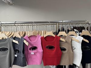 Designerski zbiornik damski luksusowe bawełniane koszulki haftowane bawełniane glend szorty anagram bawełniane zbiornik zbiornika