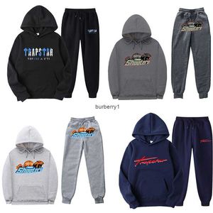 Luxury Trapstar Designer Mens Tracksuits Womens Printed Letter Hoodie Pants Lose Casual Sports Running Plysch Thicked Tracksuits Set Size S/M/L/XL/XXL/XXXL