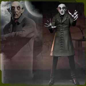 Action Toy Figures Original NECA 06101 NOSFERATU ANIME FAGURES Fantom der Nacht Movie 18cm Figur PVC Statue Model Doll Collection Decora Toys T240325