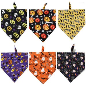 Ubrania dla psa Halloween szalik zwierząt domowych trójkątne bandana akcesoria kota dostarcza produkty