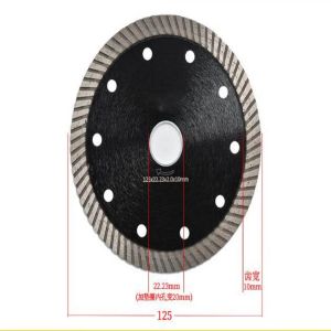 Delar Kostnadsförsäljning av 5st högkvalitativ 125*22,23*12mm Hot Press Diamond Saw Blade för marmor/granit/brickor/skärande gratis frakt