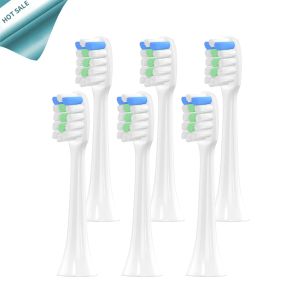 Cabeça 6 pçs soocas x3 x1 x5 cabeças de escova de dentes de substituição para xiaomi mijia soocare x1 x3 sonic cabeças de escova de dentes elétrica