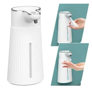 Flytande tvåldispenser 400 ml automatiska dispensatorer väggmonterad smart tvätthand maskin infraröd sensor elektrisk pump för badrumskök