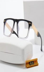 Yeni gözlükler çerçeve kare güneş gözlükleri optik gözlükler kadınlar erkekler temiz mavi ışık engelleme gözlükleri çerçeve reçete transpa5941690