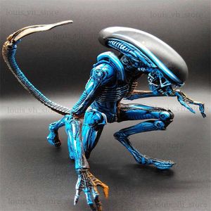 Action Toy Toy Accouse Neca Alien Blue Alien Xenomorph Figma predator toy Ripley Action Figure NECA Model Toy Gift 18cm T240325