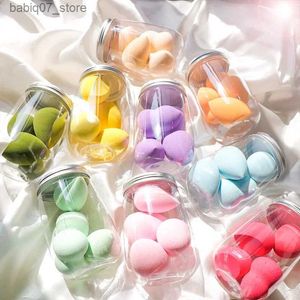 Sponges Applicators Cotton Four shapes of canned powder puff makeup box sponge makeup set exquisite do not eat powder beauty tools makeup accessories Q240325