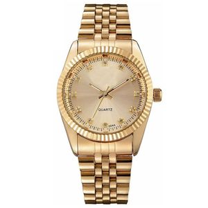 Quartz stainls Steel bt Gold Luxury Rol Wrist Watch Men223dを販売