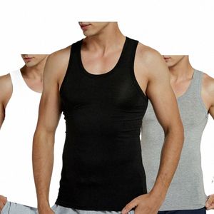 tank Tops Men Modal Full Stretch Fitn Cool Summer Gym Vest Male Sleevel Tops Slim Casual Undershirt Fit Male Husband Gifts T9eb#