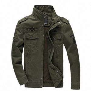 Ny 2023 Casual Army Military Jacket Men Plus Size M-6xl Jaqueta Masculina Air Force E Spring Autumn Cargo Mens Jackets Coat N2LD#