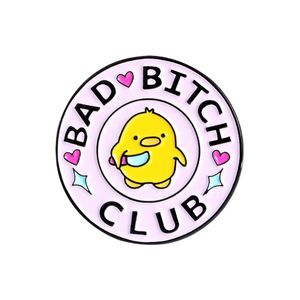 bad club enamel pins childhood game movie film quotes pin Cute Anime Movies Games Hard Enamel Pins Collect Metal Cartoon Brooch Backpack Hat Bag Collar Lapel Badges