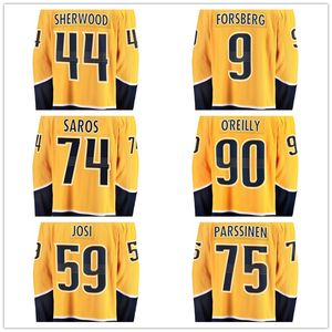 Nashville Custom Predators Hockey Jerseys 8 Cody Glass 17 Mark Jankowski 59 Roman Josi 32 Kevin Lankinen 3 Jeremy Lauzon 82 Novak 14 Gustav Nyquist