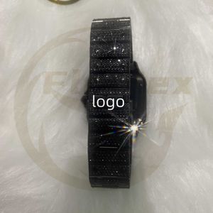 Relógios masculinos designers artesanais Configurando as camadas de carro Relógios Fashions Moissanite Luxury Watch Black Moissanite Diamond Watches 230