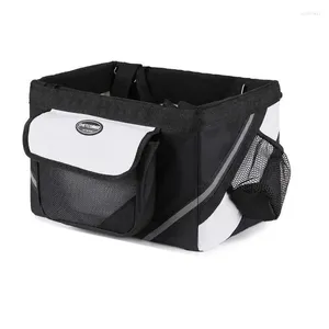 Cão portador pet saco de bicicleta cestas guiador cesta dianteira pequeno gato para viagens compras ciclismo pacote